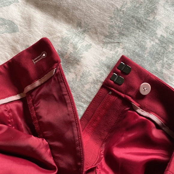 Boden Ponte Viscose Wine Color Wide Leg Culottes/Capris - Picture 8 of 8